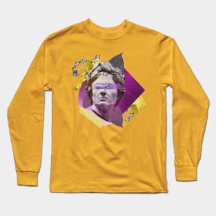 Head of a Greek statue Long Sleeve T-Shirt